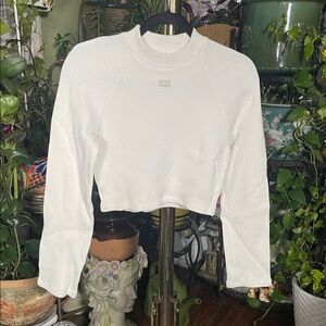 Kith Off-White Women's Cropped Sweatshirt